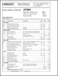 Click here to download AT603 Datasheet