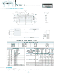 Click here to download PC1601-A Datasheet