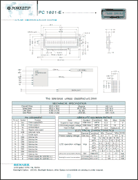 Click here to download PC1601-E Datasheet