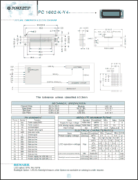 Click here to download PC1602 Datasheet