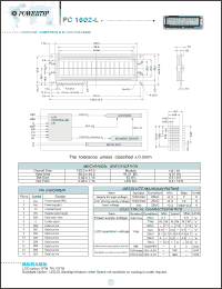 Click here to download PC1602-L Datasheet