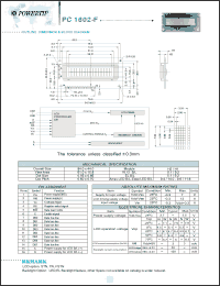 Click here to download PC1602-F Datasheet