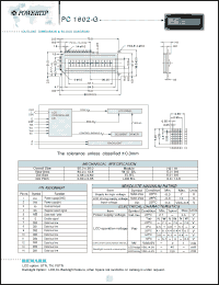 Click here to download PC1602-G Datasheet