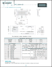 Click here to download PC2004-D Datasheet
