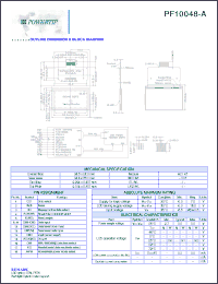 Click here to download PF10048-A Datasheet