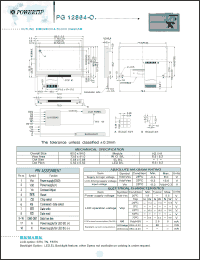 Click here to download PG12864-O Datasheet
