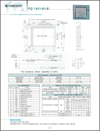 Click here to download PG160160 Datasheet