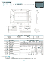 Click here to download PG192128-B Datasheet