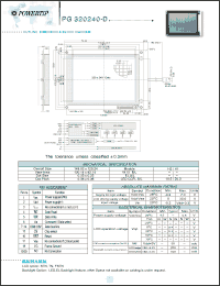 Click here to download PG320240-D Datasheet