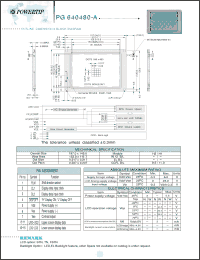 Click here to download PG640480-A Datasheet