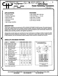 Click here to download 2N6251 Datasheet