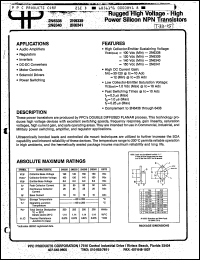 Click here to download 2N6339 Datasheet