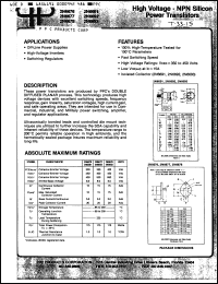 Click here to download 2N6691 Datasheet