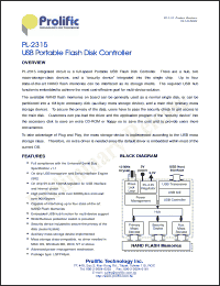 Click here to download PL-2315 Datasheet