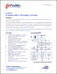 Click here to download PL-2507 Datasheet