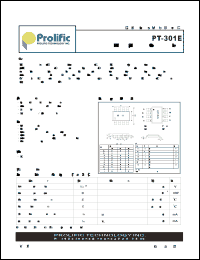 Click here to download PT-301E Datasheet