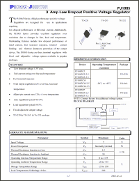 Click here to download PJ1085CP-3.3 Datasheet