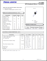 Click here to download PJ13005 Datasheet