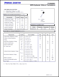 Click here to download PJ2N5551CT Datasheet