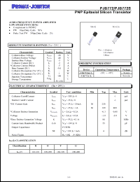 Click here to download PJB772SCT Datasheet