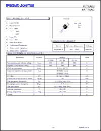 Click here to download PJT8A60 Datasheet