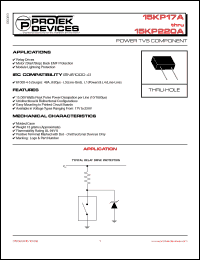 Click here to download 15KP220A Datasheet