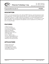 Click here to download PT2241-16 Datasheet