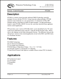 Click here to download PT2268-0 Datasheet
