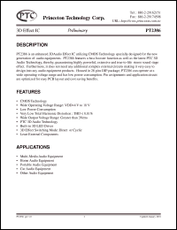 Click here to download PT2386 Datasheet