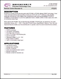 Click here to download PT2270-M3S Datasheet