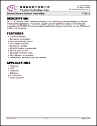 Click here to download PT2212_07 Datasheet