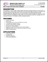 Click here to download PT2300-SL Datasheet