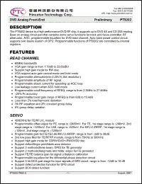 Click here to download PT9202-LQ Datasheet