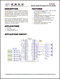 Click here to download PT2313E-S Datasheet