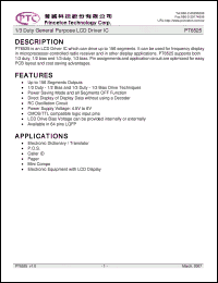 Click here to download PT6525_10 Datasheet