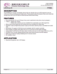 Click here to download PT6584 Datasheet