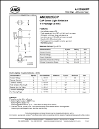 Click here to download AND262GCP Datasheet