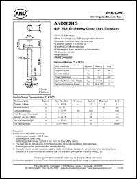 Click here to download AND262HG Datasheet