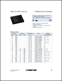 Click here to download 20IMX15-0503-9R Datasheet
