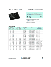 Click here to download 110IMY15-05-9RG Datasheet