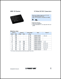 Click here to download IMS15 Datasheet