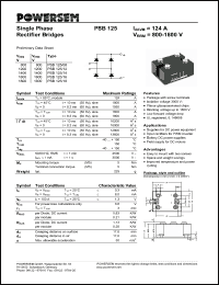 Click here to download PSB125/18 Datasheet