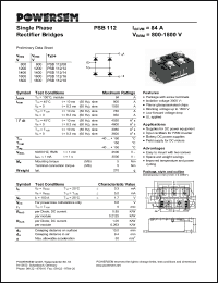 Click here to download PSB112/18 Datasheet