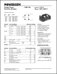 Click here to download PSB192/08 Datasheet
