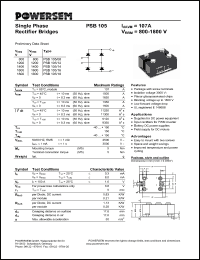 Click here to download PSB105/08 Datasheet