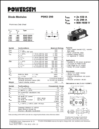 Click here to download PSKD250 Datasheet