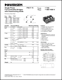 Click here to download PSND100E-12 Datasheet