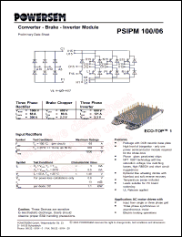 Click here to download PSIPM100-06 Datasheet