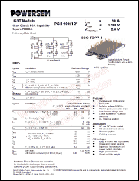 Click here to download PSII100-12 Datasheet