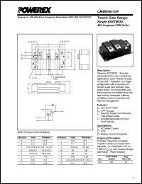 Click here to download CM400HU-24F Datasheet